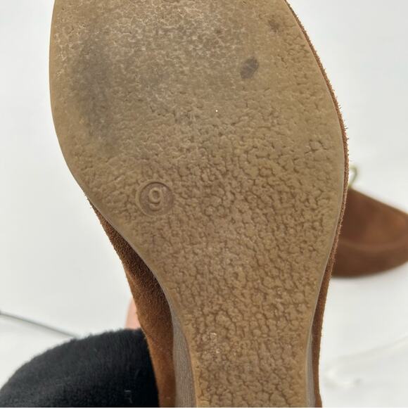 Bjorndal Brown Suede Lace Up Wedge Ankle Boots Booties Academic Size 9 - Picture 8 of 8